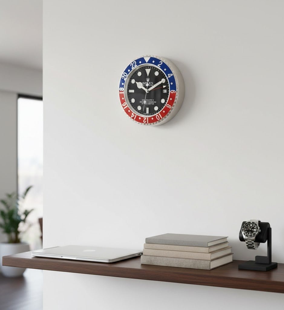 Rolex-Inspired GMT Wall Clock